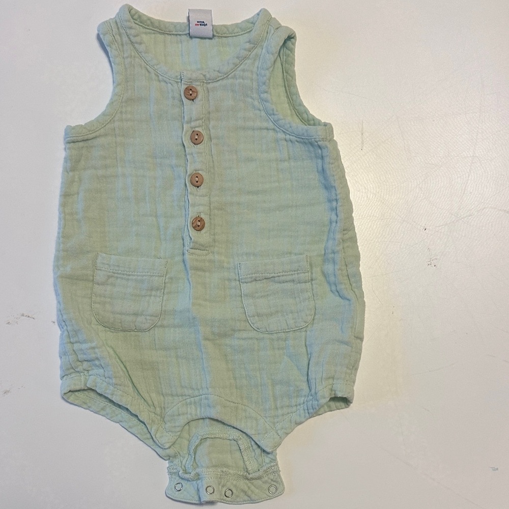 Old Navy Mint Green Infant Romper